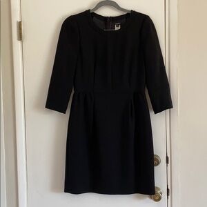 Wool black winter dress J Crew
